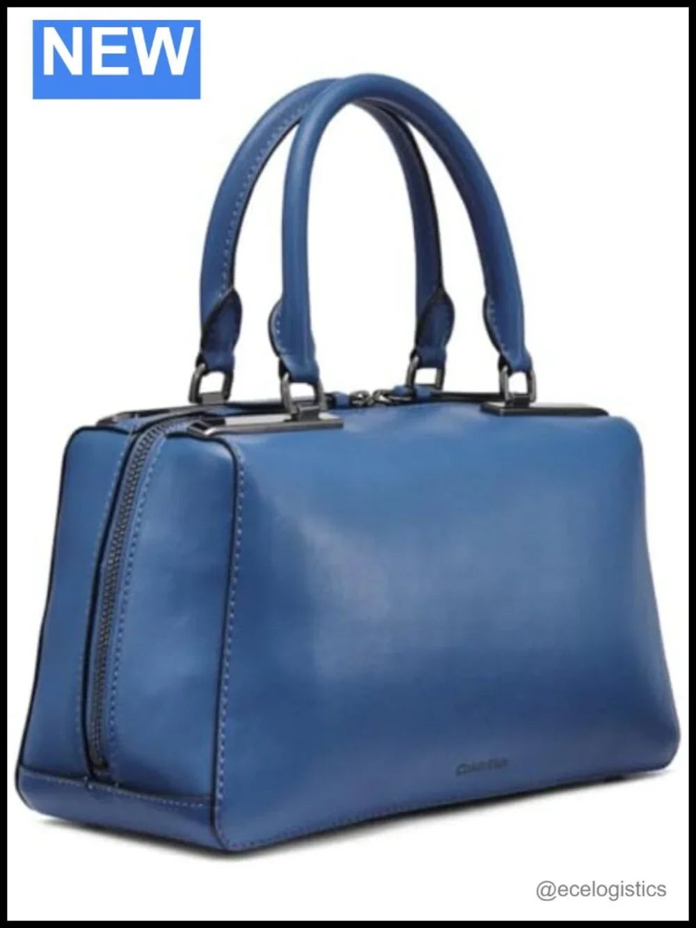 Vegan Leather Satchel Purse with Top Zip, Crossbody Strap, Multiple Pockets